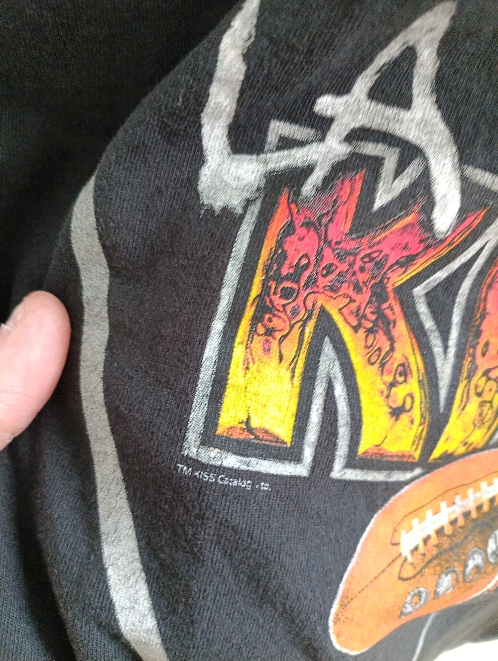 Vtg 2014 LA KISS AFL Arena Football Graphic T-Shirt XL Gene Simmons Paul Stanley - Picture 5 of 6